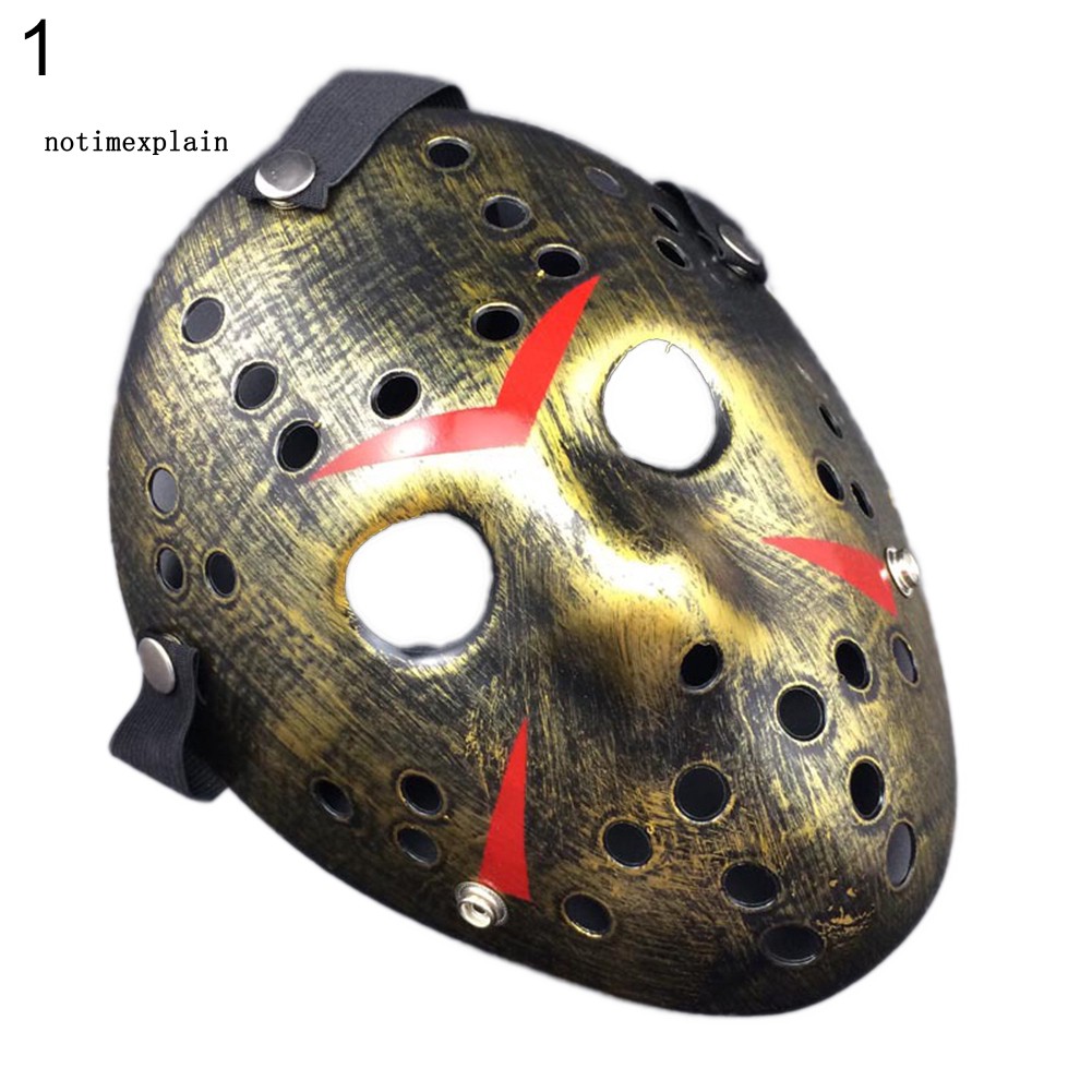 NAME Halloween Party Mask Jason Voorhees Friday Costumes Horror Movie Cosplay Props