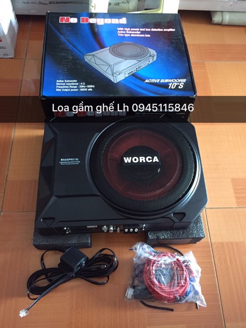 Loa sub 10 gầm ghế WORCA