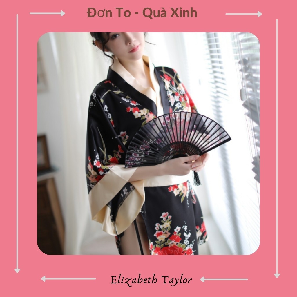Cosplay Kimono Nhật Bản Kèm Đồ Lót Quyến Rũ, Cosplay Sexy