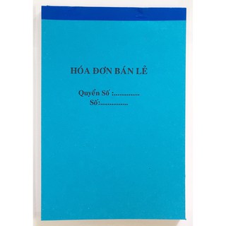 Hoá đơn bán lẻ 3 liên
