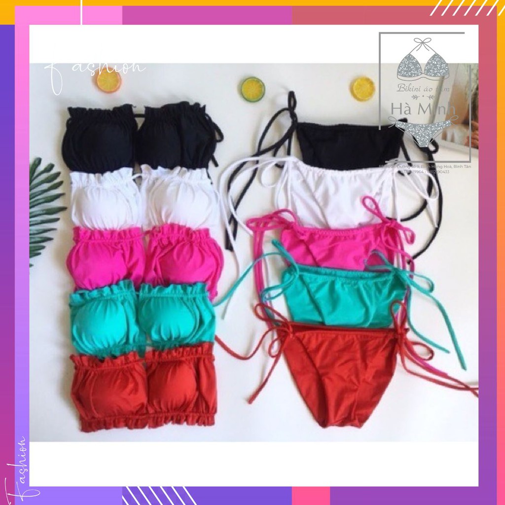 Bikini hai mảnh nhún ngực - Cực sexcy khoe dáng - Eva shop