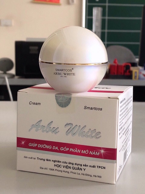 Kem mờ nám – sáng mịn da ARBU WHITE HỌC VIỆN QUÂN Y