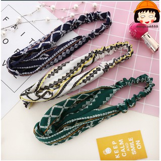 [XẢ TOÀN BỘ] Băng Đô Turban Thổ Cẩm Quả Trám Vải Voan Chất Xịn Siêu Cá Tính!