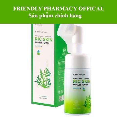 Sữa rửa mặt Ric Skin Wash Foam- Giúp làm sạch sâu, giữ ẩm cho da mềm mại trắng sáng (100ml)