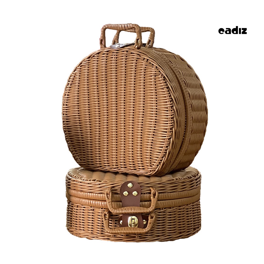 Hộp đựng đồ đan mây handmade sức chứa lớn chống mòn đa năng