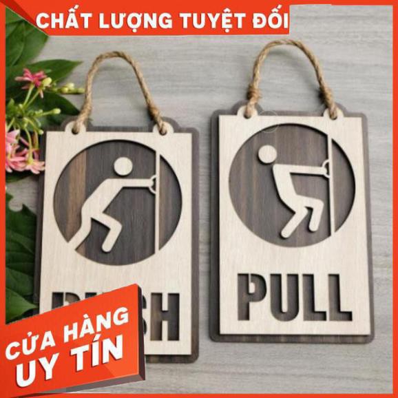 Bảng Gỗ Trang Trí Decor - Mẫu Kéo Vào, Đẩy Ra - Bảng Gỗ