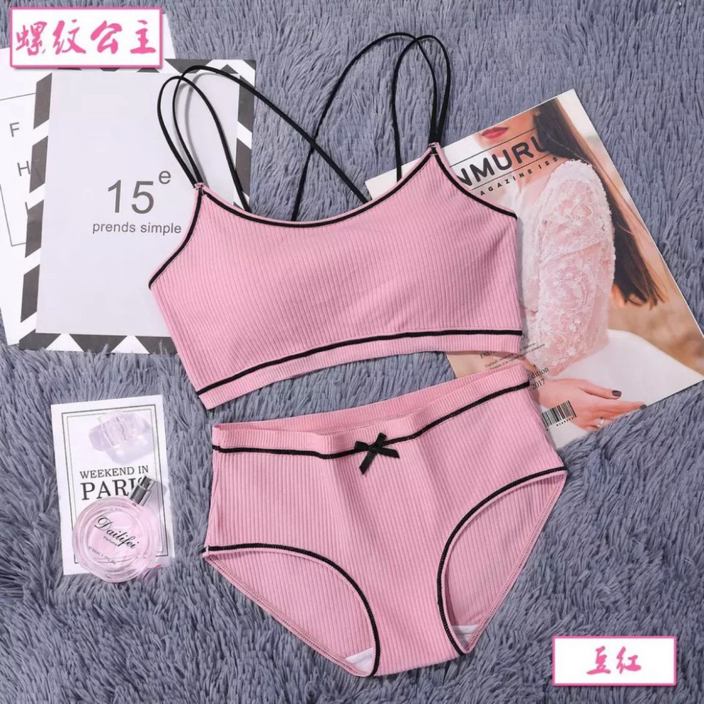 Bộ Quần Áo Lót Nữ Hàng Quảng Châu 5 Màu Thời Trang