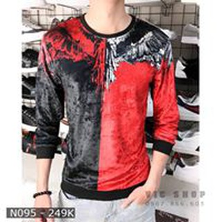 Áo nỉ nhung n095 họa tiết 3d