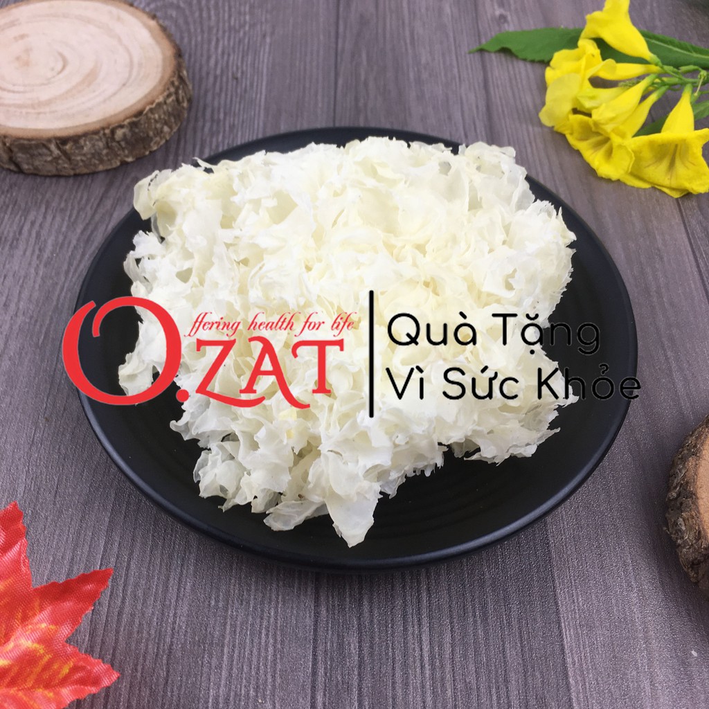 Nấm tuyết bông O.ZAT - bán theo bông - nấu chè - chè dưỡng nhan tốt cho dạ dạy người bị táo bón