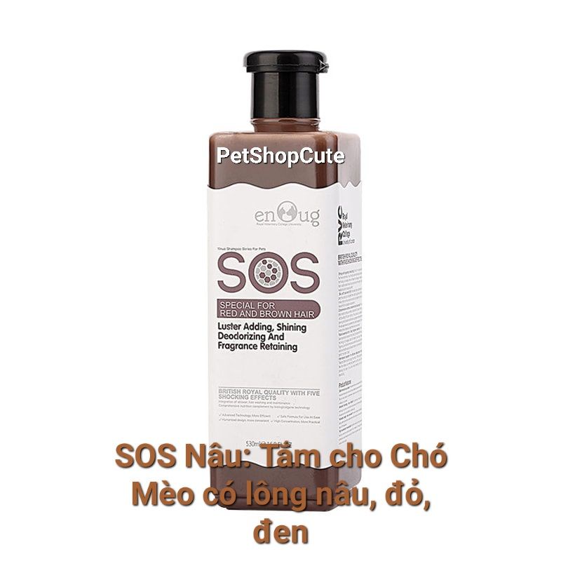 Sữa Tắm SOS chính hãng cao cấp cho Chó Mèo (530ml)