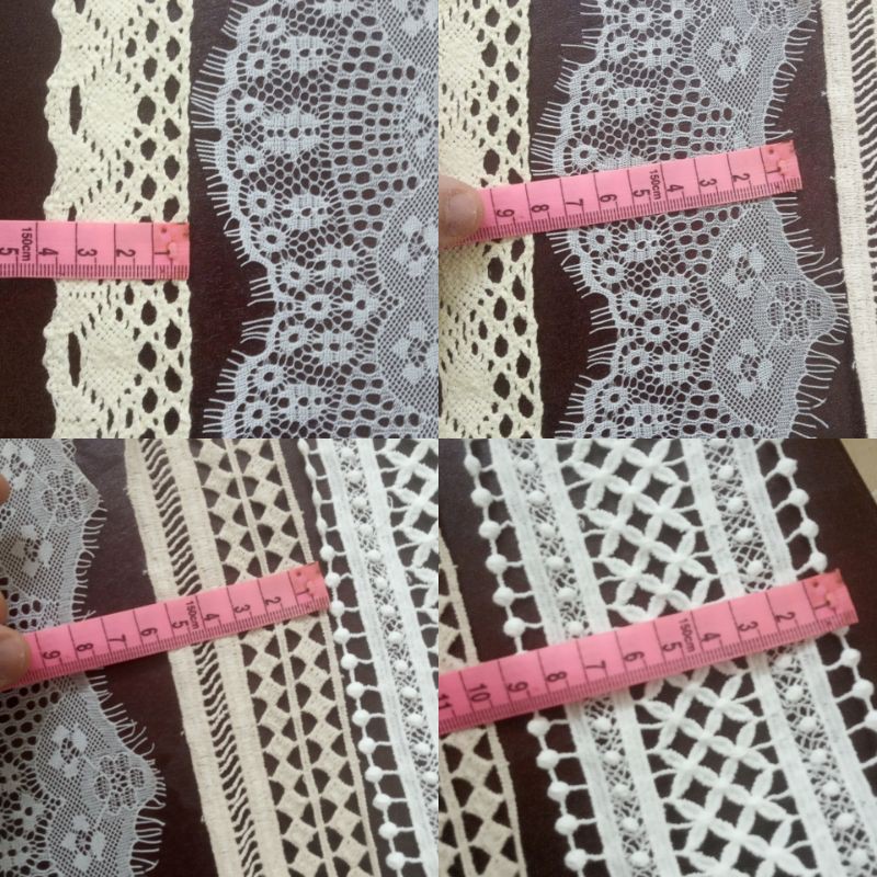 5m ren sợi ren tua rua ❤️FREESHIP❤️ dây ren trang trí ren chỉ trang trí ren cotton