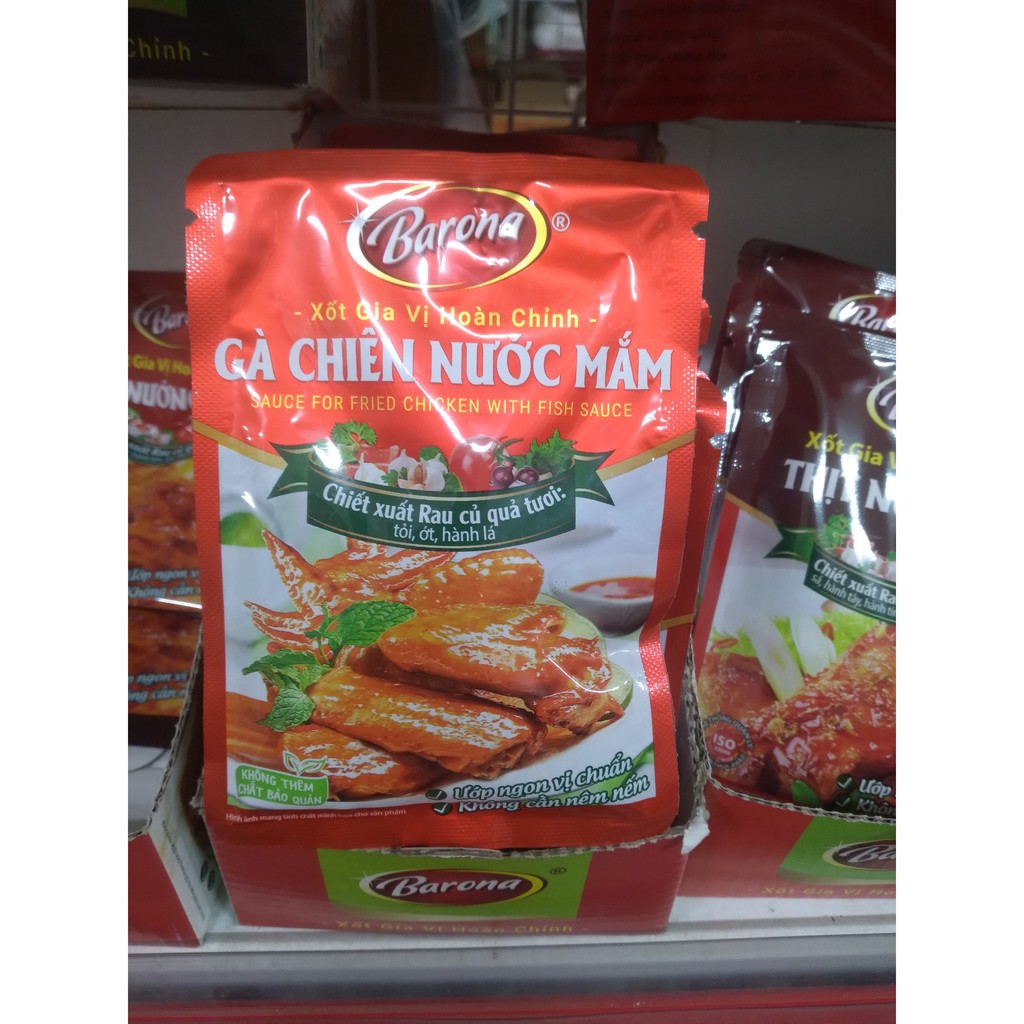 Sốt Gia Vị Hoàn Chỉnh BARONA Gà Chiên Nước Mắm 80g