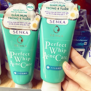 Sữa rửa mặt senka giảm mụn hương hoa cúc Nhật