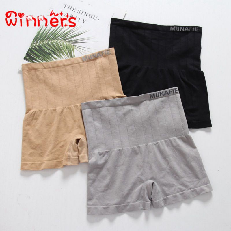 Quần ngắn mỏng lưng cao nịt định hình dáng cho nữ