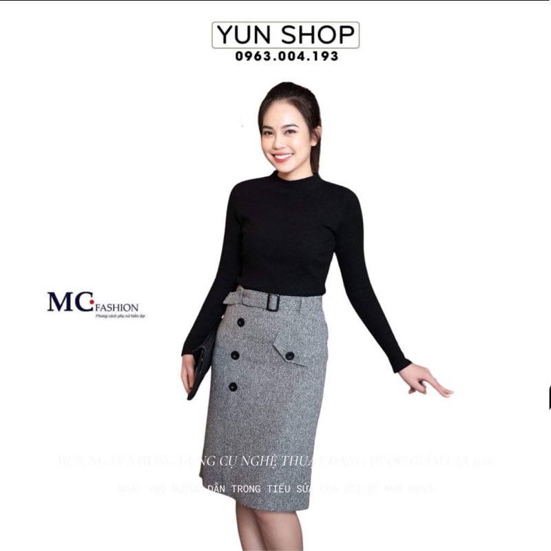 Chân Váy Dạ, Chân Váy Công Sở Đẹp, Thiết kế Đai Váy Nhẹ Nhàng Chuẩn Phom , Đủ Size S ,M,L,XL | BigBuy360 - bigbuy360.vn