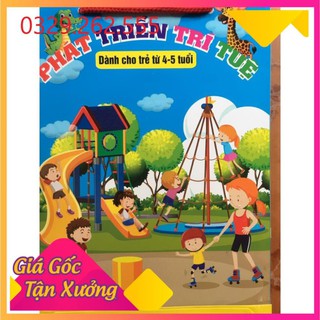 (Sale Khủng) Bộ 8 quyển phát triển trí tuệ vừa học vừa chơi cho bé 4-5 tuổi