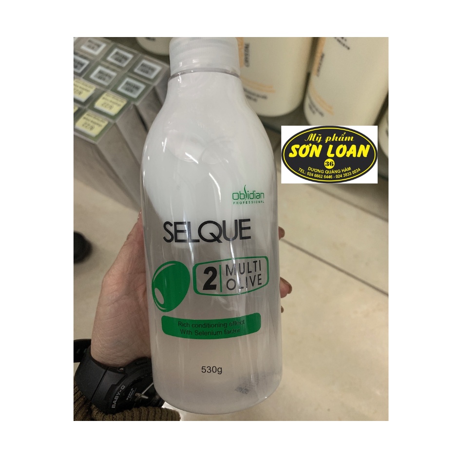 [GIÁ SỐC]Uốn lạnh Olive Selque Obsidian cao cấp 410ml/530ml