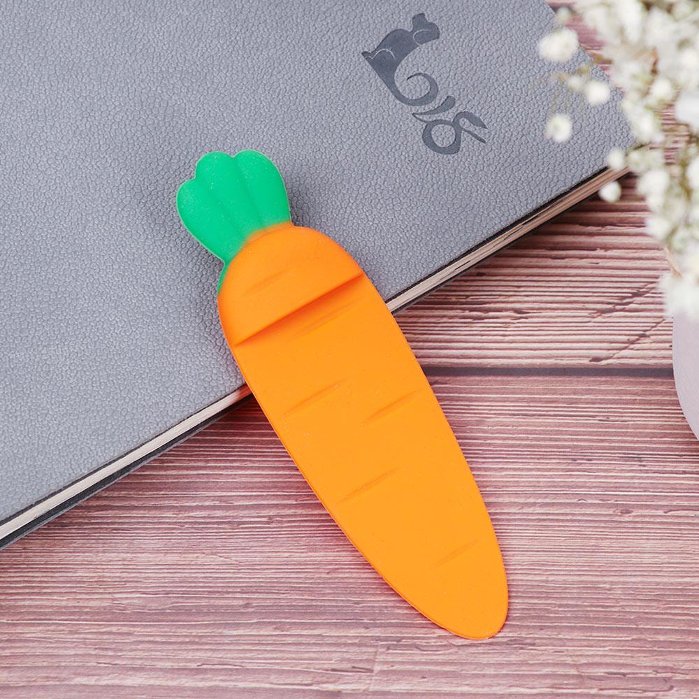 RAINBOW Bookmark Hình Gà Cà Rốt Dễ Thương