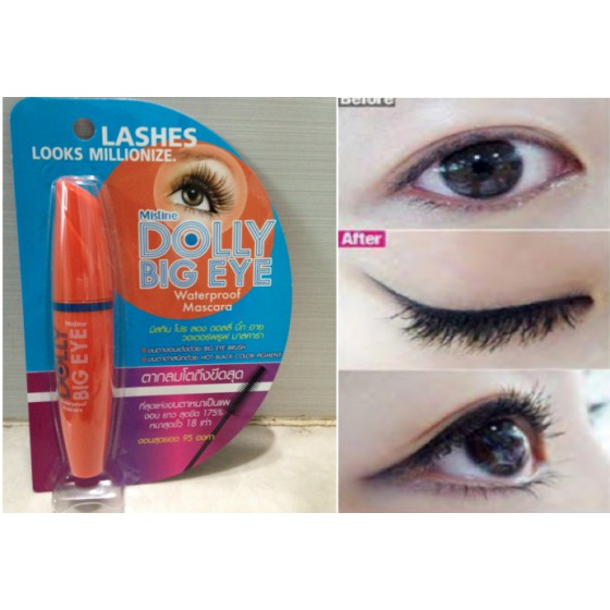 Chuốt mi Mascara Mistine Dolly Big Eyes Waterproof | BigBuy360 - bigbuy360.vn