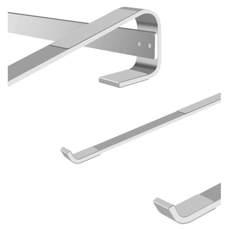 Giá Đỡ Macbook Tản Nhiệt Laptop Nhôm L200 Cho Máy Tính Bảng Ipad, Surface 13 inch, 14 inch, 15.6 inch Để Bàn VINBOX