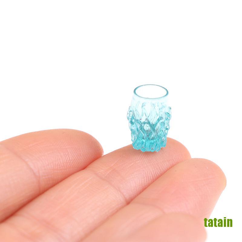 Set 4 Mô Hình Cốc Nước Mini Tỉ Lệ 1: 12 Trang Trí Nhà Búp Bê