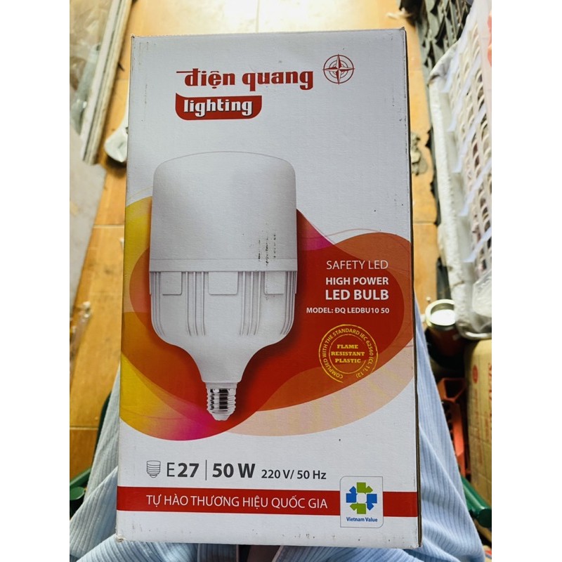 Đèn LED bulb công suất lớn chính hãng Điện Quang 50W