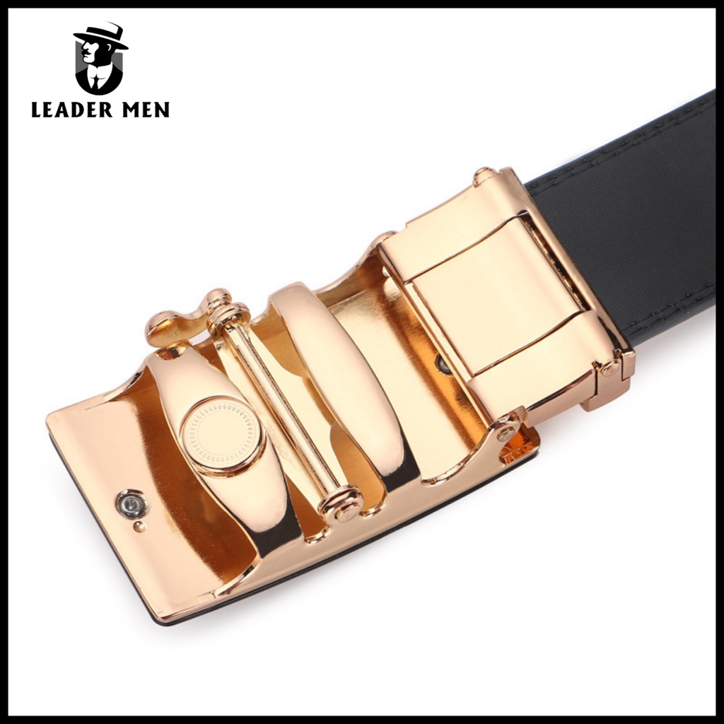 Thắt Lưng Nam LMEN-12 Chất Liệu Da Cao Cấp Khóa Tự Động - Dây Lưng Da Nam Thời Trang Kiểu Dáng Sang Trọng - LeaderMen
