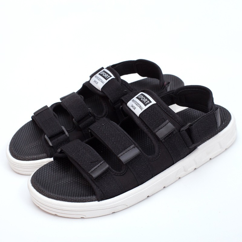 giày sandal ❤️FREESHIP❤️ Dép sandal 3 Quai Ngang kiểu dáng thể thao Hàn Quốc dành cho cặp đôi nam nữ mới