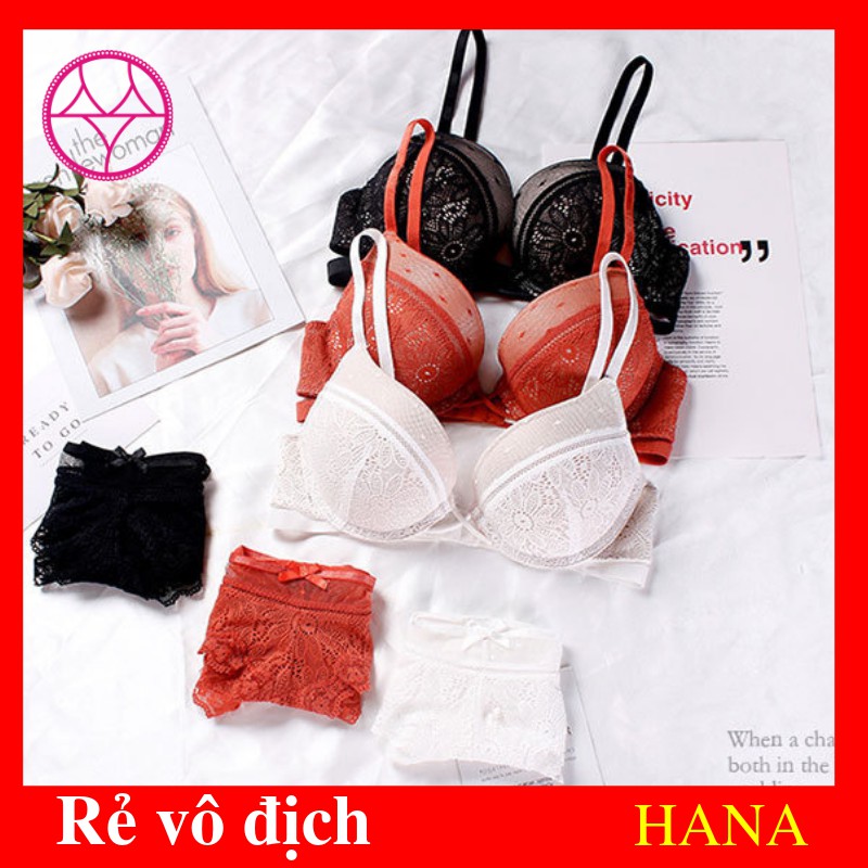 Bộ đồ lót B010 Vicky ren mút kép siêu đẩy có gọng | BigBuy360 - bigbuy360.vn