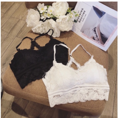 Hàng cao cấp - Áo bra ren hoa đệm bàn tay nâng ngực MS1013