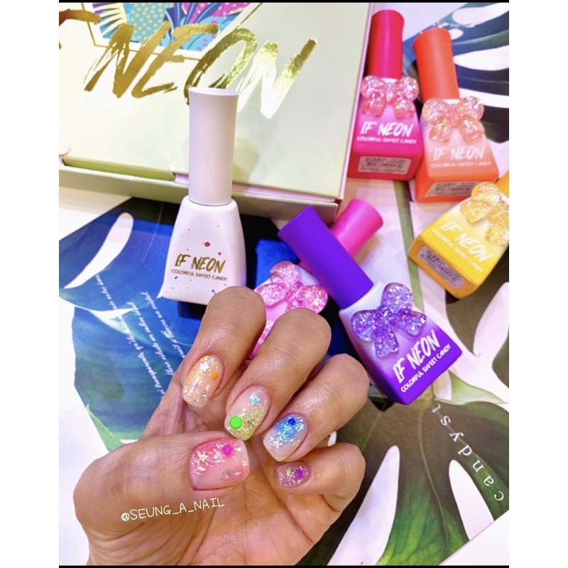 Chính hãng- Freeship Nhũ Flash cao cấp Hàn Quốc Candy nail trong collection If Neon