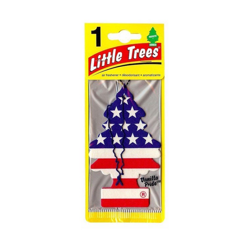 【Giao hàng nhanh chóng】 Cây Thông Thơm - Sáp Thơm Ô Tô,Lá Thơm Cây Thông Cờ Mỹ Little Trees,Khử Mùi Ô Tô,Phòn