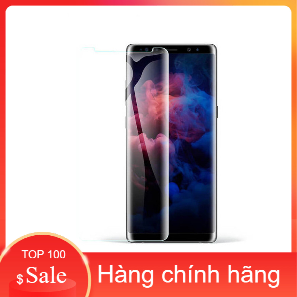 Sales Tấm kính cường lực trong suốt full keo UV dành cho SamSung Galaxy S8+ Plus