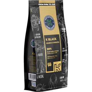 Cà phê rang xay k-coffee black 227g