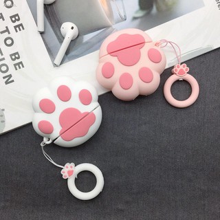 Cat claw phim hoạt hình dễ thương apple airpods 1/2 vỏ bảo vệ silicone chống sốc-chống đựng tai nghe apple