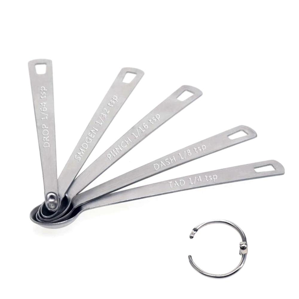 Muỗng Đo Lường Thanh Lịch Tiện Lợi|Set 5 Dụng Cụ Đo Lường Trong Nhà Bếp