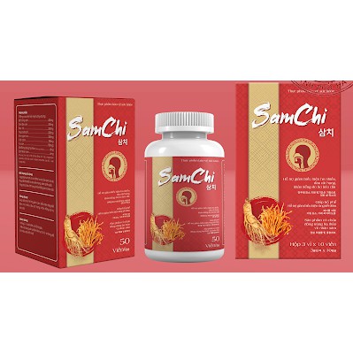 Samchi - Hỗ trợ giảm các biểu hiện tăng tiết đờm, ho nhiều, đau rát họng, hỗ trợ bổ phế ( hộp 50 viên)