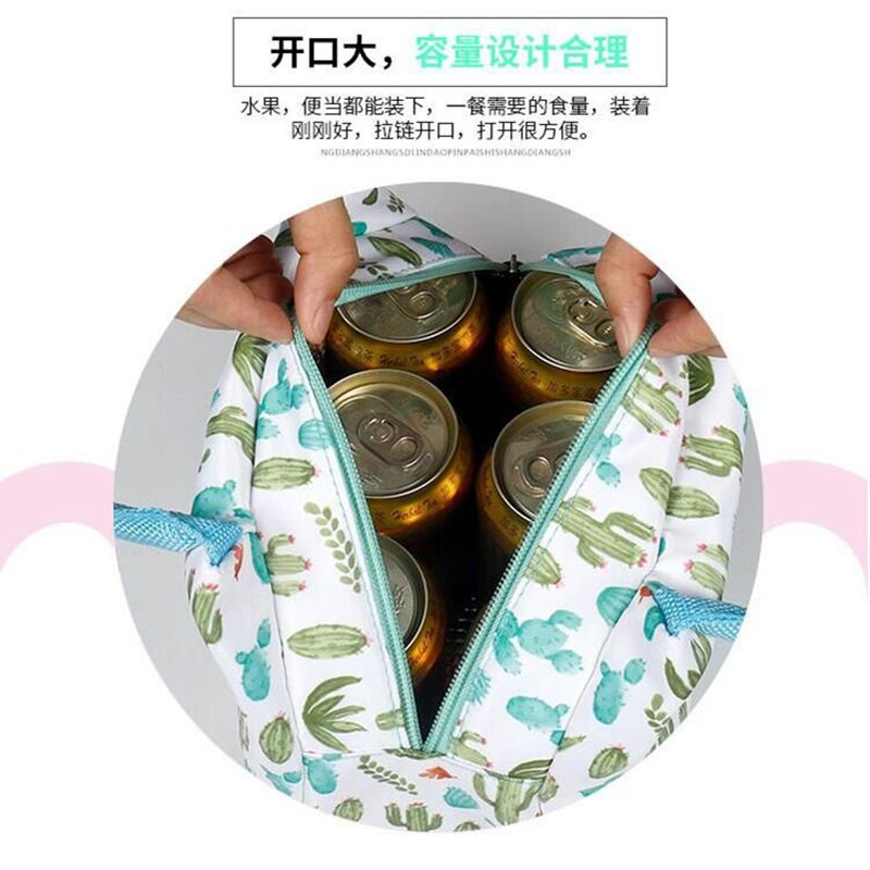 Tm Tm✆✴ Túi đựng hộp cơm trưa lót giấy nhôm giữ nhiệt tiện dụng | BigBuy360 - bigbuy360.vn