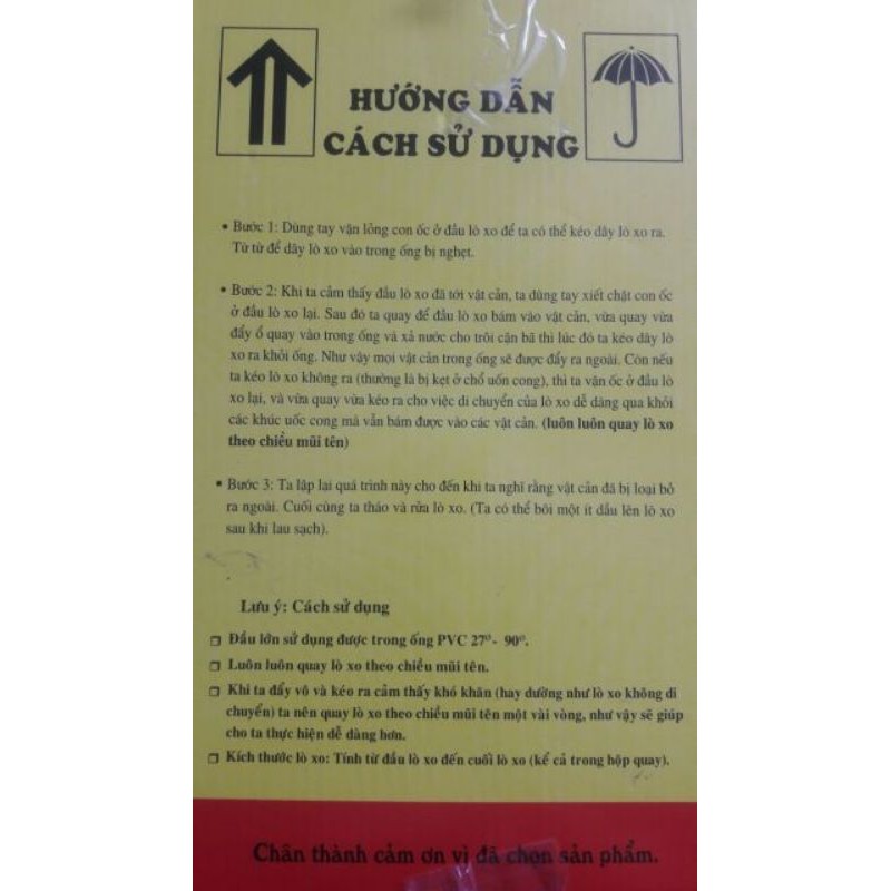 Dụng Cụ Thông Cống Thoát Nước Bảo Long Thành