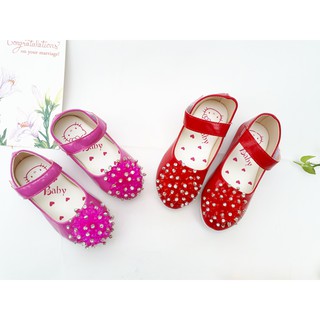 HÌnh thật-Giày búp bê công chúa cho bé gái từ 13-18cm