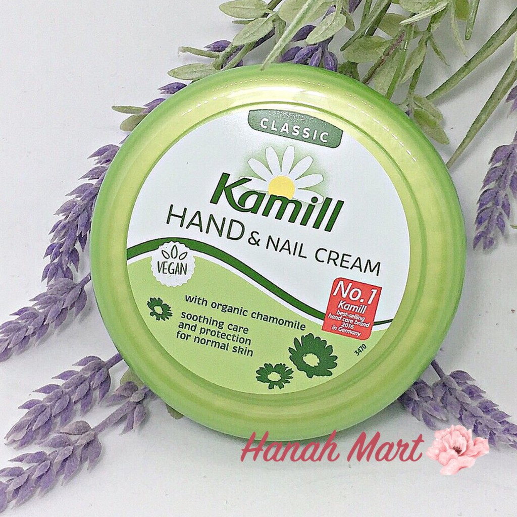 Hàng Đức chất _ Hũ Kem dưỡng da tay, móng tay và Kem dưỡng toàn thân Kamill hoa cúc hữu cơ 150ml - 250ml | BigBuy360 - bigbuy360.vn