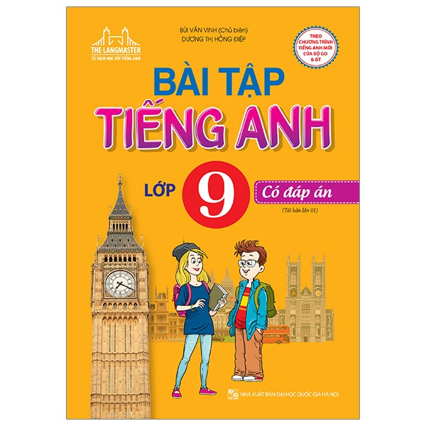 Sách - Bài tập tiếng Anh lớp 9 - Có đáp án (tái bản 01)