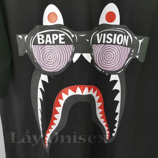 Áo Bape Vision unisex tay lỡ
