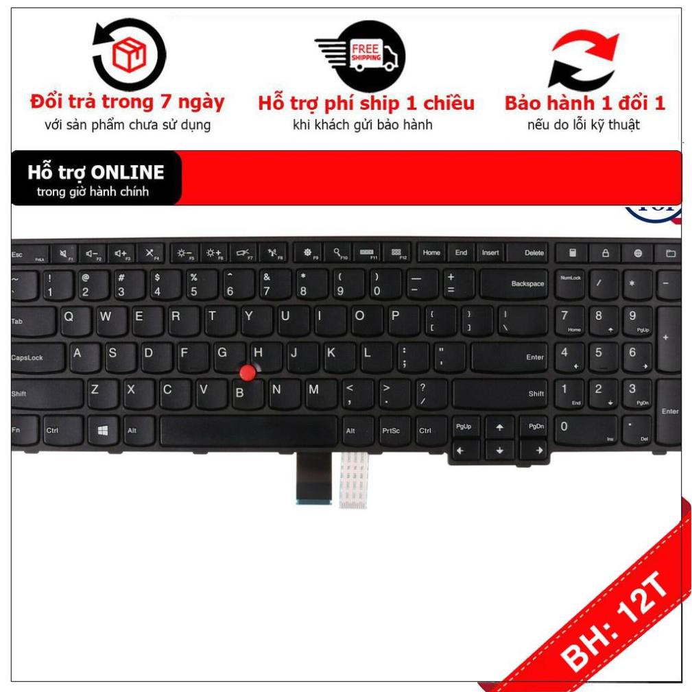 [BH12TH] Bàn Phím Laptop Lenovo IBM Thinkpad E550 E555 E550C E560 E565 E575 Loại Có Chuột Hàng Zin mới 100%