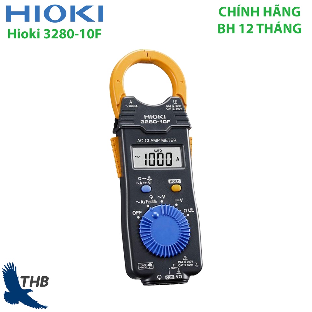 Ampe kìm đo dòng AC Hioki 3280-10F xuất xứ Nhật bảo hành chính hãng 12 tháng