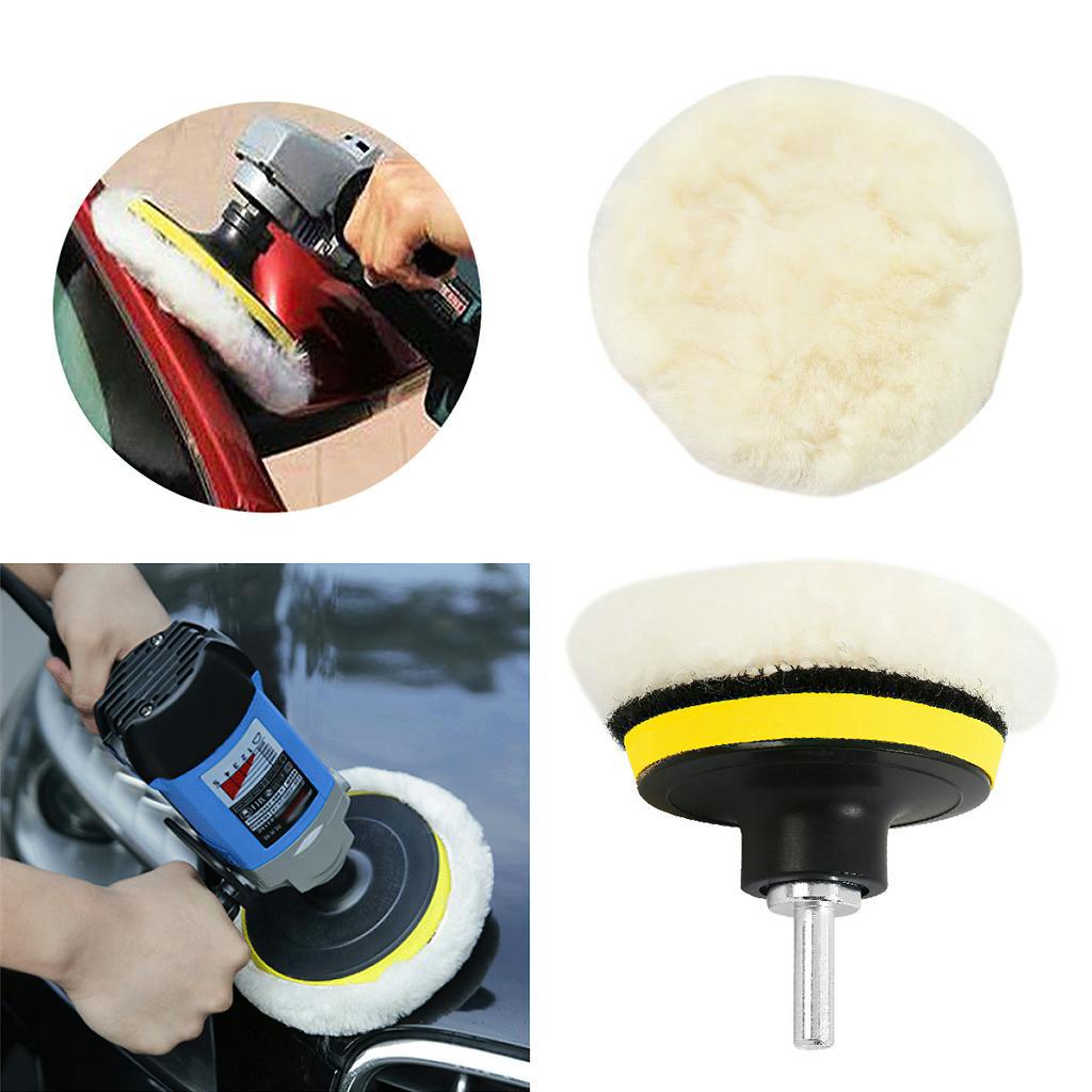 Bộ phớt sáp đánh bóng gắn máy khoan điện, dụng cụ chế máy đánh bóng xe ô tô cầm tay mini