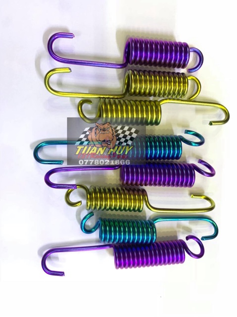 Lò xo chân chống titan xịn gr5 chống nghiêng xe tay ga , chống nghiêng xe số