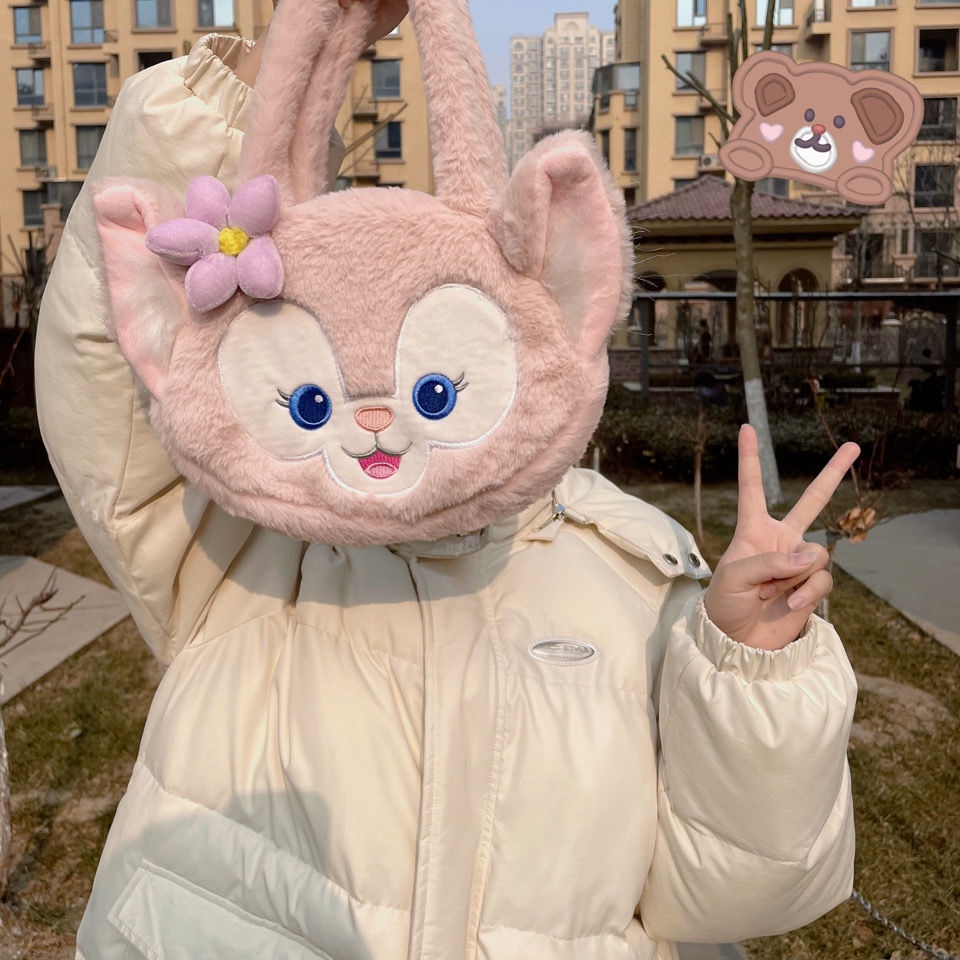 Túi xách hình búp bê hoạt hình nhồi bông phong cách Lolita đáng yêu