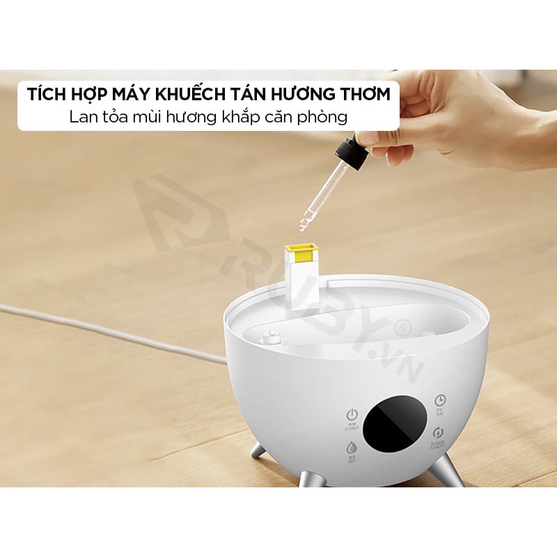 (*)GIAO HỎA TỐC MÁY PHUN SƯƠNG TẠO ẨM Xiaomi Deerma LD612 Điều Khiển Từ Xa- Fullbox- BH 6 tháng