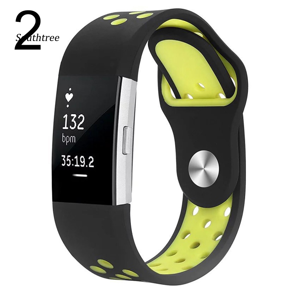 Dây Đeo Silicon Thời Trang Cho Đồng Hồ Thông Minh Fitbit Charge 2